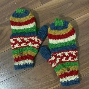 Men’s alpaca wool mittens